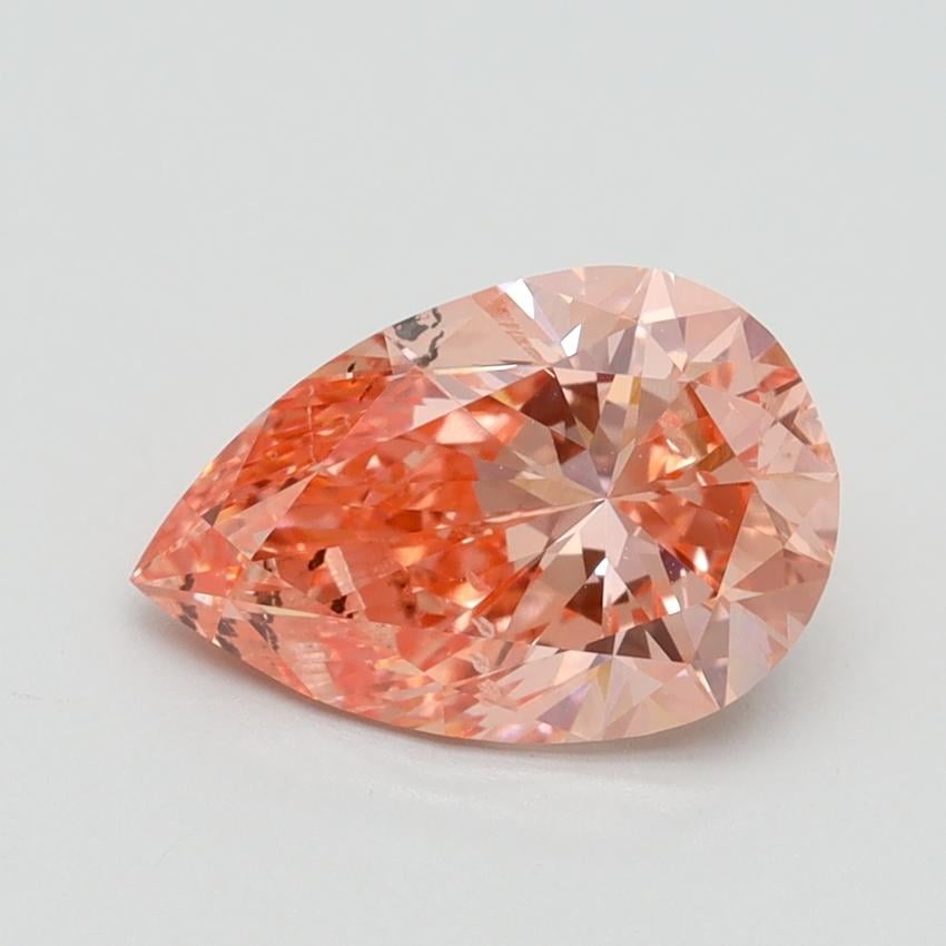 2.01 Ct. Fancy Vivid Pink Pear Lab Grown Diamond