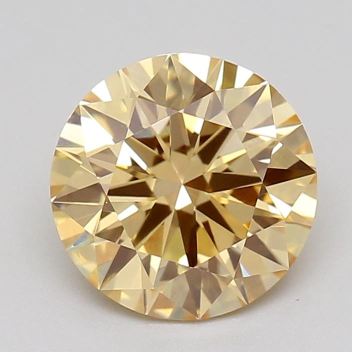 1.03 Ct. Fancy  Yellow Round Lab Grown Diamond