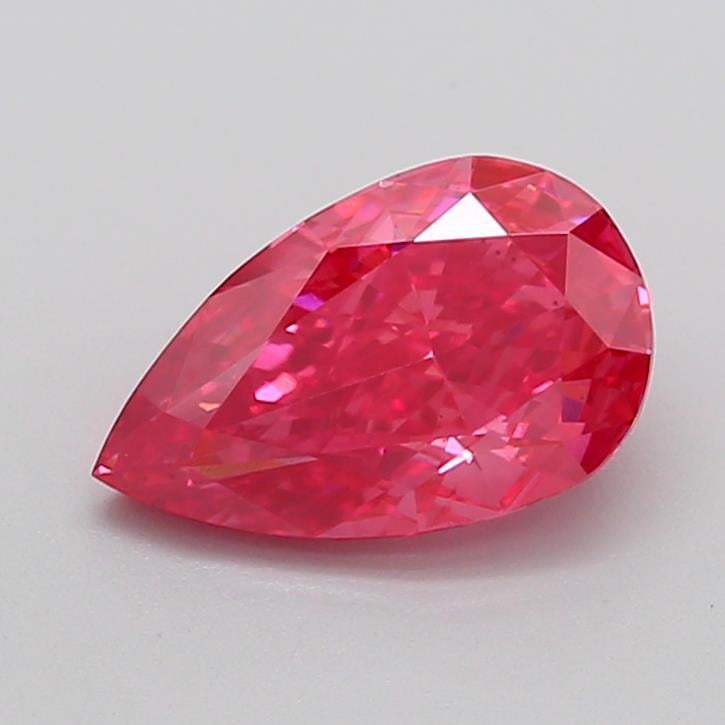 2.07 Ct. Fancy Vivid  Pink Pear Lab Grown Diamond