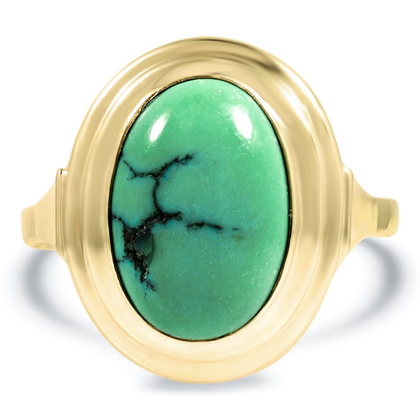 Retro Turquoise Cocktail Ring