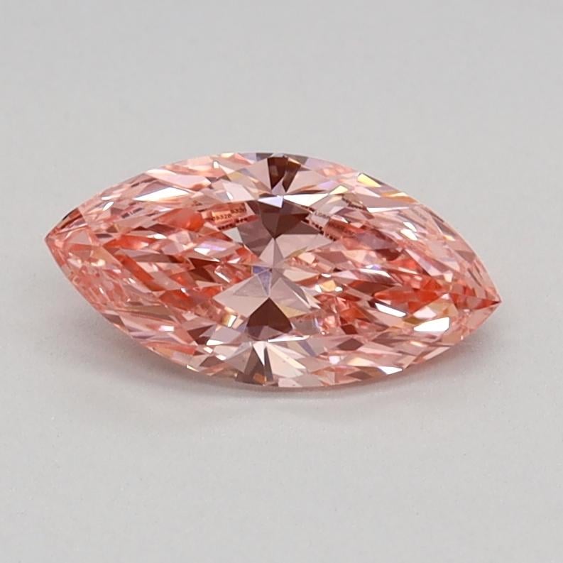 0.44 Ct. Fancy Vivid Pink Marquise Lab Grown Diamond