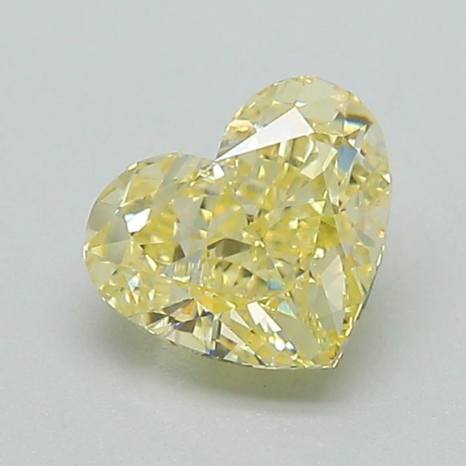 1.00 Ct. Fancy Intense Yellow Heart Lab Grown Diamond