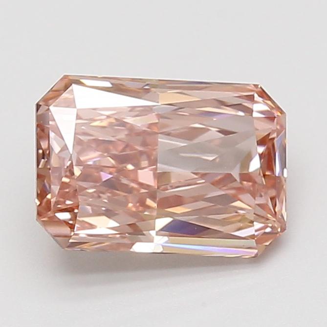 2.03 Ct. Fancy Intense Brownish Pink Radiant Lab Grown Diamond