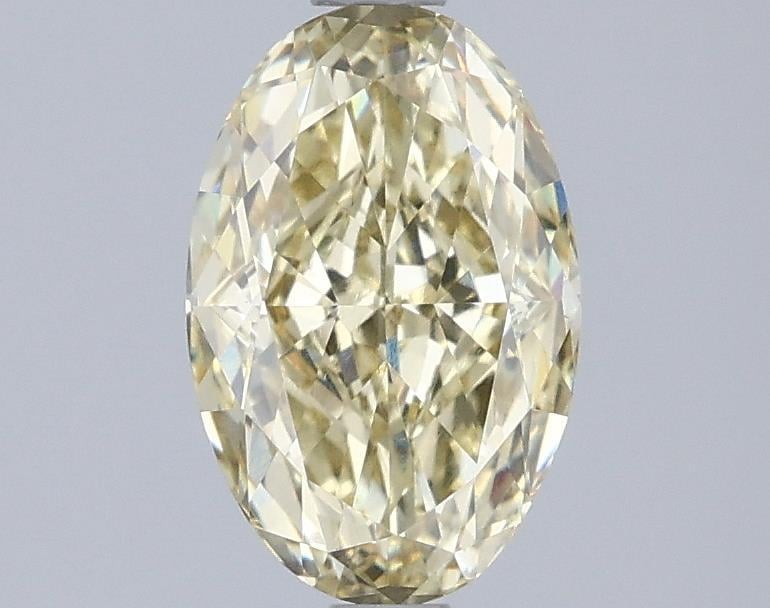 1.59 Ct. Fancy Yellow Oval Lab Grown Diamond