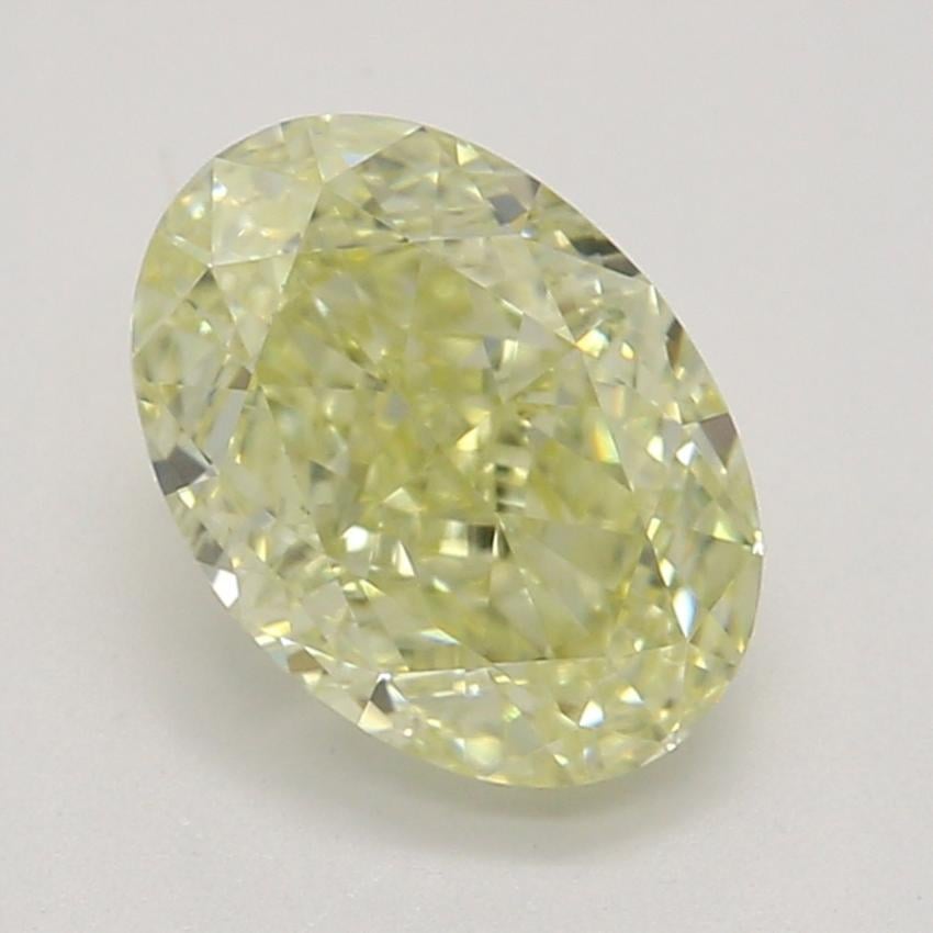 0.90 Ct. Fancy Yellow Oval Diamond