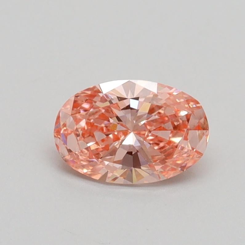 0.52 Ct. Fancy Intense Pink Oval Lab Grown Diamond