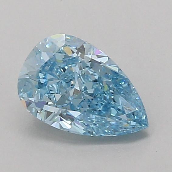 0.98 Ct. Fancy Vivid Blue Pear Lab Grown Diamond