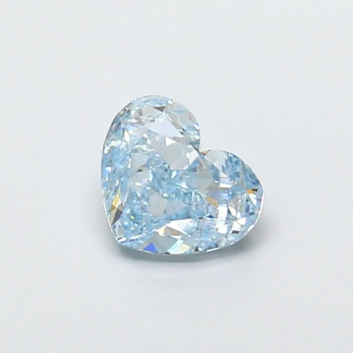 1.00 Ct. Fancy Intense  Blue Heart Lab Grown Diamond