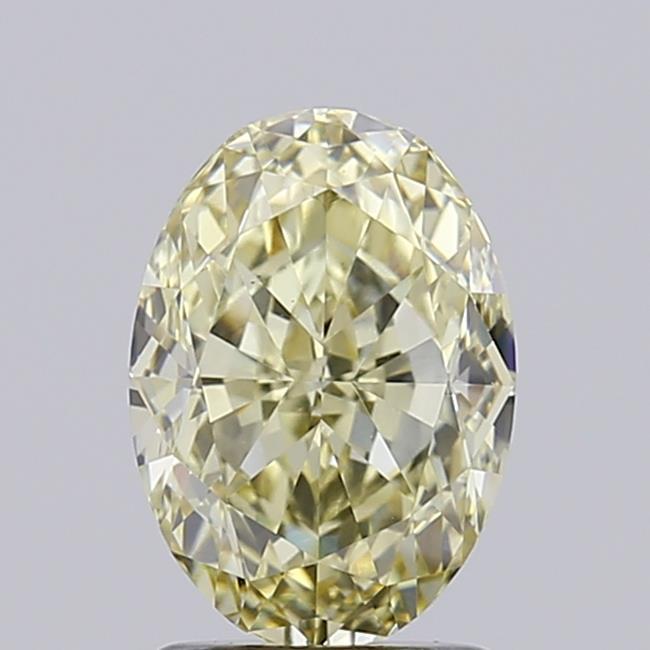 2.05 Ct. Fancy Yellow Oval Lab Grown Diamond
