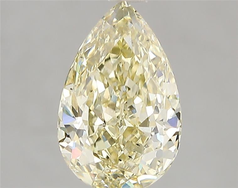 2.02 Ct. Fancy Yellow Pear Lab Grown Diamond