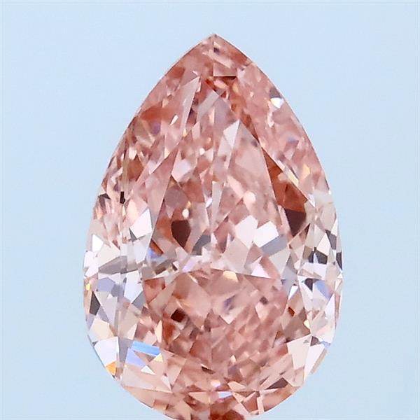 1.37 Ct. Fancy Vivid Pink Pear Lab Grown Diamond