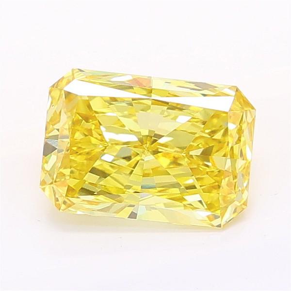 1.22 Ct. Fancy Vivid Yellow Radiant Lab Grown Diamond