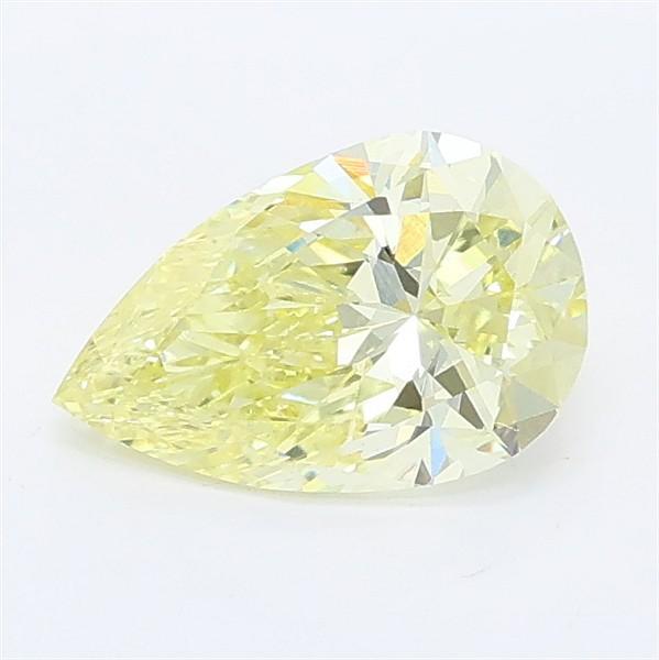 0.87 Ct. Fancy Yellow Pear Lab Grown Diamond