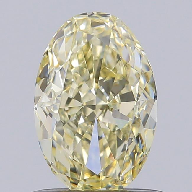 1.04 Ct. Light Yellow Oval Lab Grown Diamond