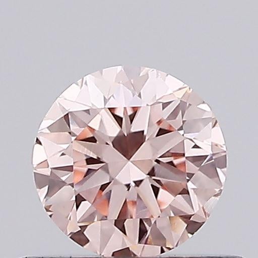0.41 Ct. Fancy Intense Pink Round Lab Grown Diamond