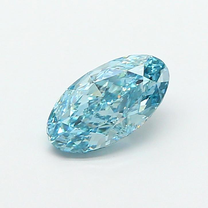 1.87 Ct. Fancy Vivid  Blue Oval Lab Grown Diamond