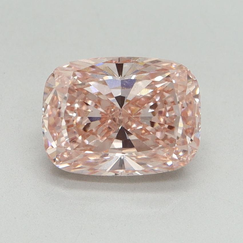 2.07 Ct. Fancy Intense Pink Cushion Lab Grown Diamond