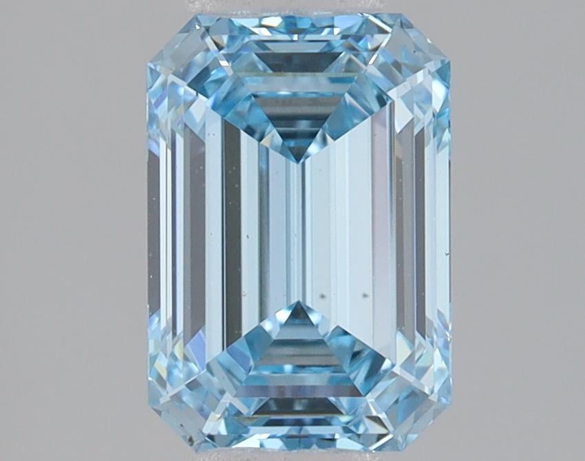 1.54 Ct. Fancy Intense Blue Emerald Lab Grown Diamond