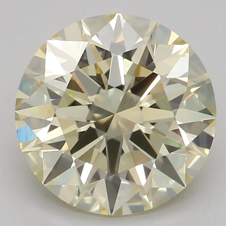 1.54 Ct. Fancy Light Yellow Round Lab Grown Diamond