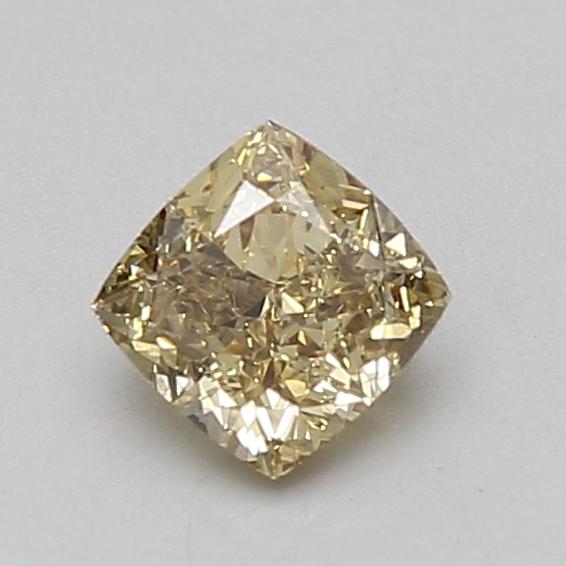0.77 Ct. Fancy Yellow Cushion Lab Grown Diamond