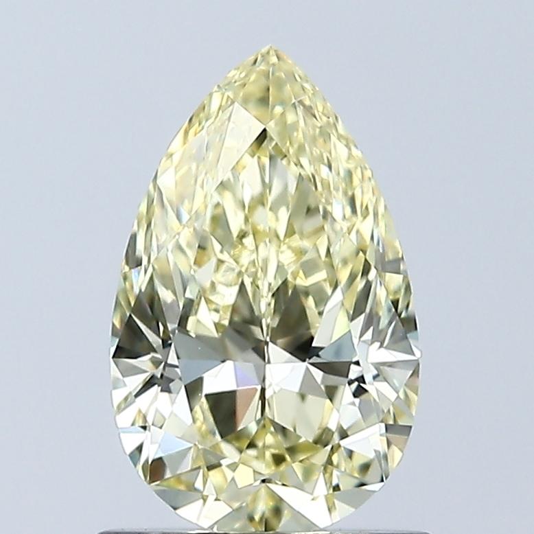 1.05 Ct. Fancy Intense Yellow Pear Lab Grown Diamond