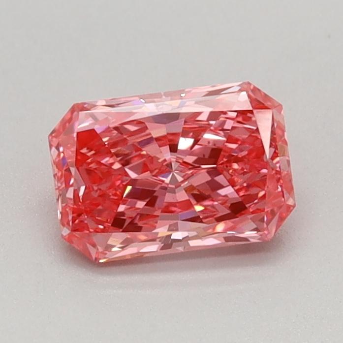 0.46 Ct. Fancy Vivid Pink Radiant Lab Grown Diamond