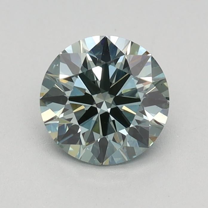 0.62 Ct. Fancy Intense Green Round Lab Grown Diamond