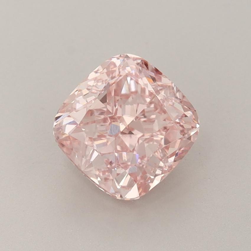 1.52 Ct. Fancy Intense  Pink Cushion Lab Grown Diamond