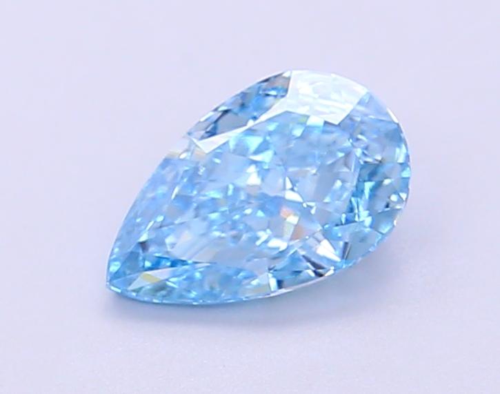 1.01 Ct. Fancy Vivid Blue Pear Lab Grown Diamond