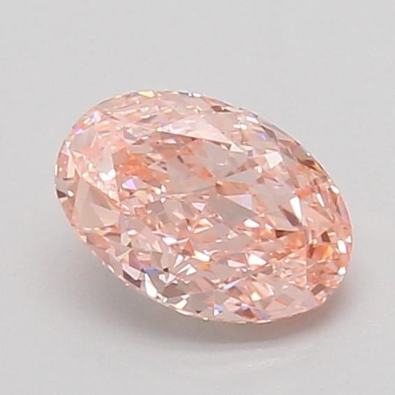 1.09 Ct. Fancy Vivid Pink Oval Lab Grown Diamond
