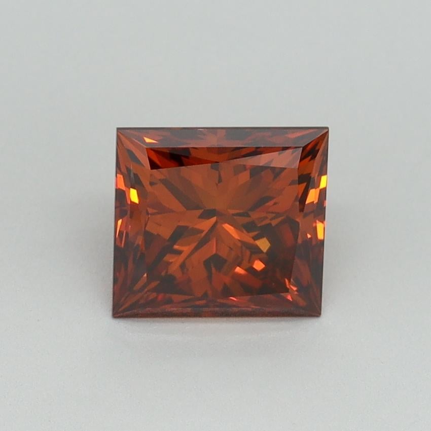 1.52 Ct. Fancy Deep Orange Princess Lab Grown Diamond