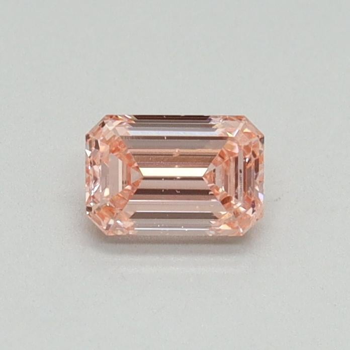 0.33 Ct. Fancy Vivid Pink Emerald Lab Grown Diamond
