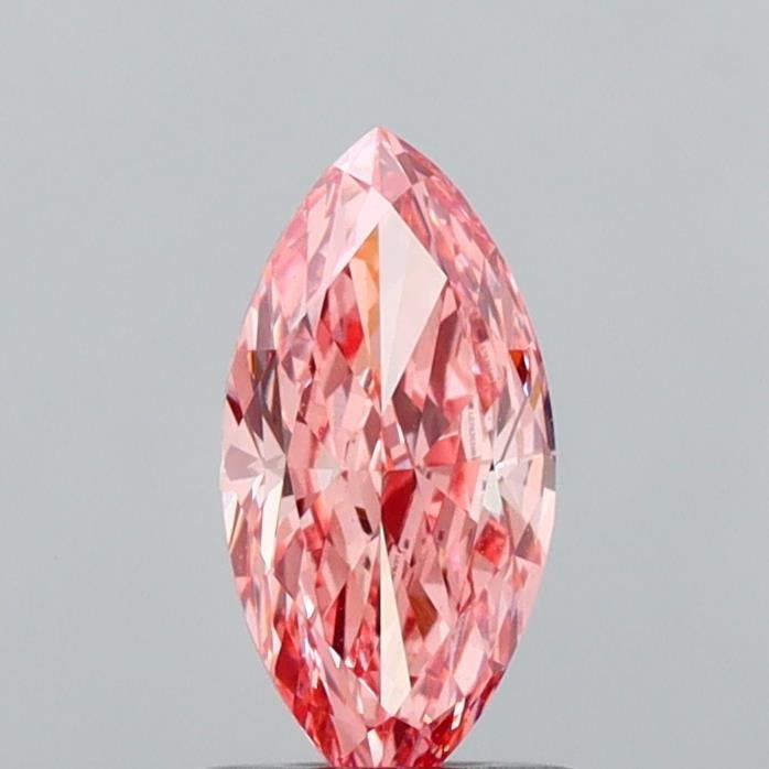 1.00 Ct. Fancy Vivid  Pink Marquise Lab Grown Diamond