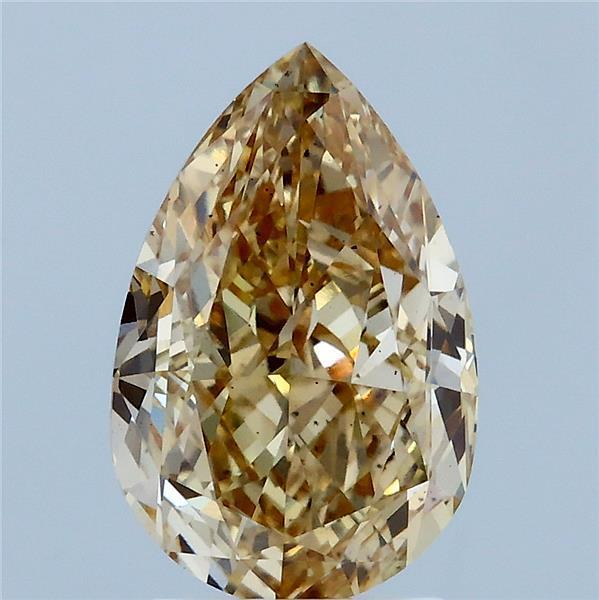 3.00 Ct. Fancy Yellow Pear Lab Grown Diamond