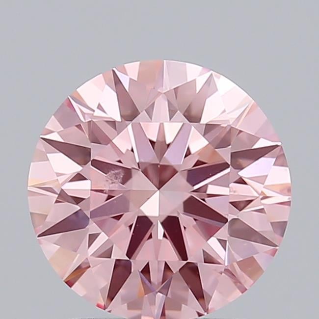 1.41 Ct. Fancy Vivid  Pink Round Lab Grown Diamond