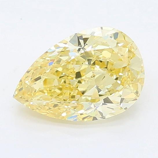 0.93 Ct. Fancy Intense Yellow Pear Lab Grown Diamond