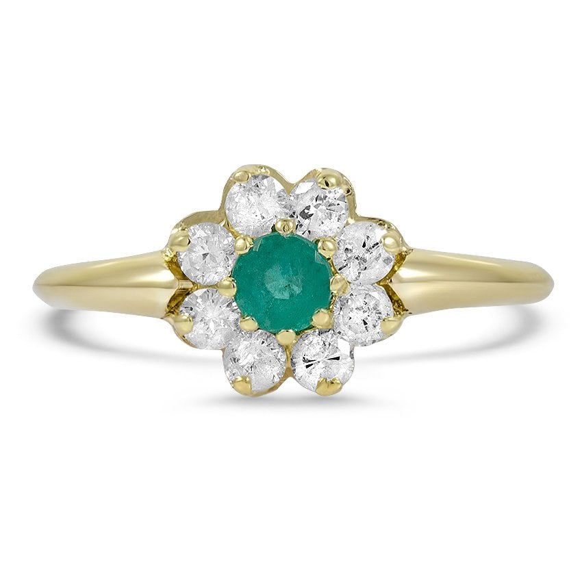 Retro Emerald Vintage Ring