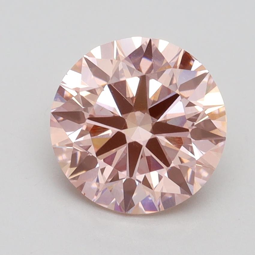 2.01 Ct. Fancy Intense Pink Round Lab Grown Diamond