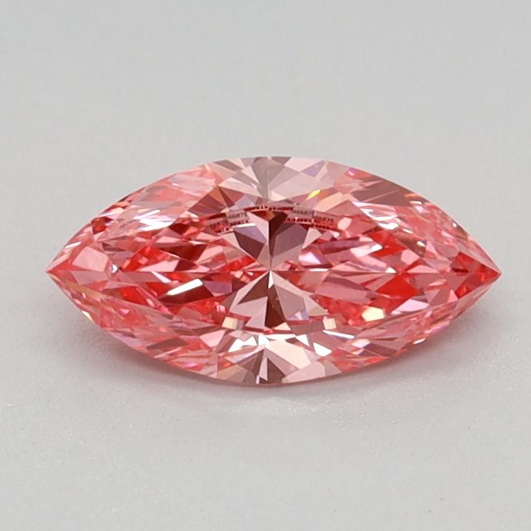 0.46 Ct. Fancy Vivid Pink Marquise Lab Grown Diamond