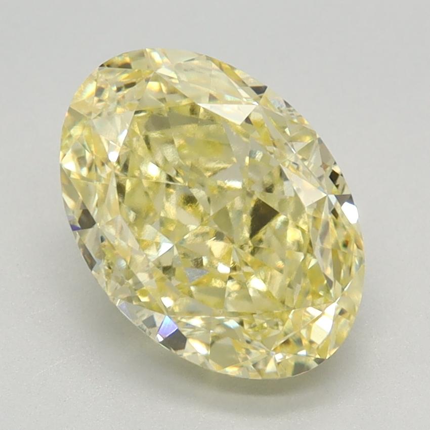 2.50 Ct. Fancy Intense Yellow Oval Lab Grown Diamond
