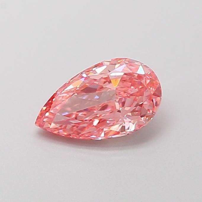 1.27 Ct. Fancy Vivid Pink Pear Lab Grown Diamond