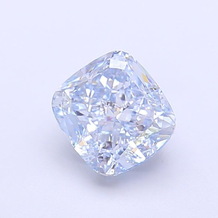 1.50 Ct. Fancy Intense  Blue Cushion Lab Grown Diamond