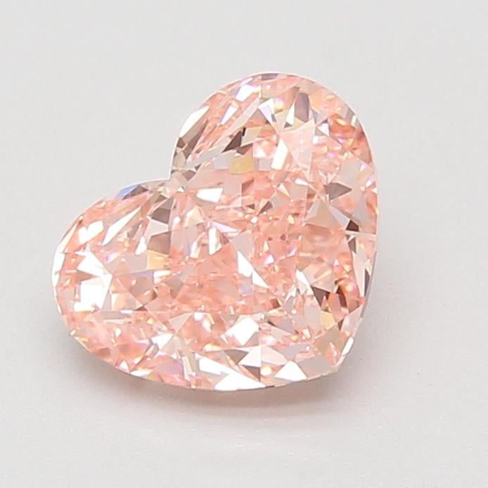 2.12 Ct. Fancy Vivid Pink Heart Lab Grown Diamond