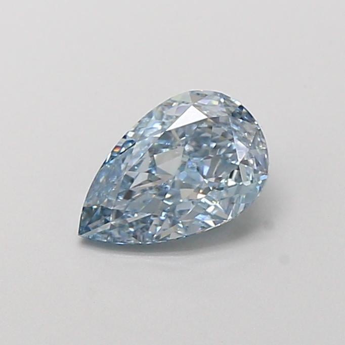 1.00 Ct. Fancy Vivid Blue Pear Lab Grown Diamond