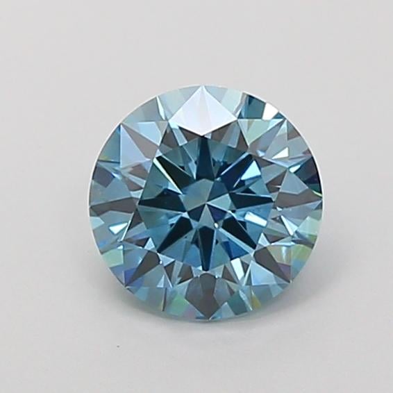 1.20 Ct. Fancy Vivid Blue Round Lab Grown Diamond