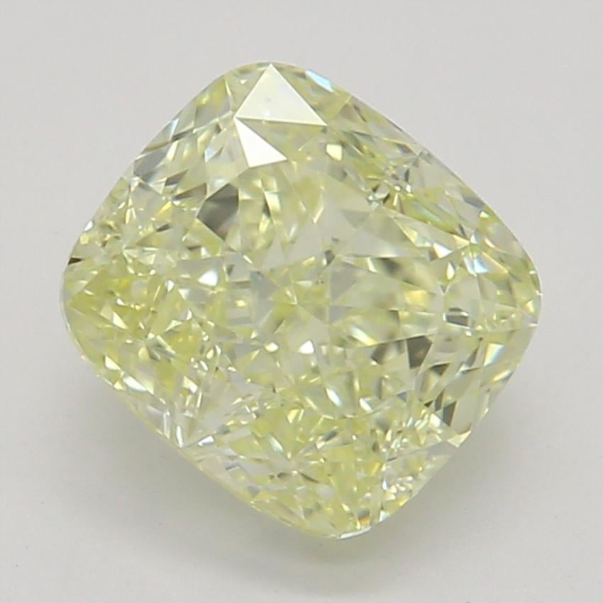 1.02 Ct. Fancy Light Yellow Cushion Diamond