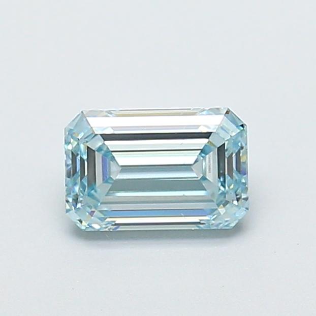 1.00 Ct. Fancy Blue Emerald Lab Grown Diamond