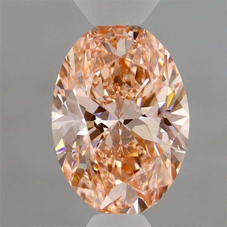 1.00 Ct. Fancy Vivid  Pink Oval Lab Grown Diamond