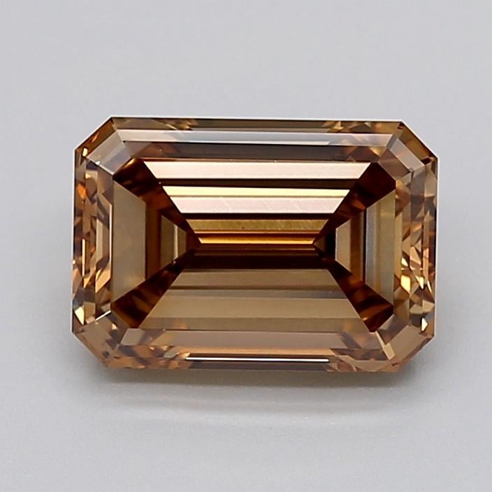 2.99 Ct. Fancy Light  Brown Emerald Lab Grown Diamond