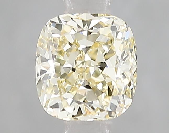 1.01 Ct. Fancy Light Yellow Cushion Lab Grown Diamond